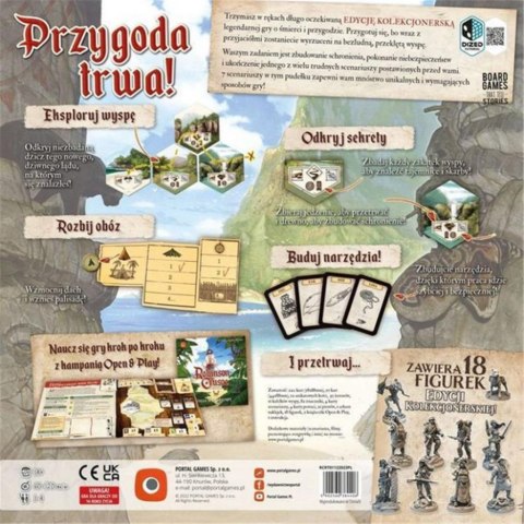 GRA PLANSZOWA ROBINSON CRUSOE- EDYCJA KOLEKCJONERSKA - podstawa PORTAL