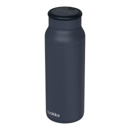 Quokka Echo - Butelka ze stali nierdzewnej 690 ml z silikonowym uchwytem (Black)