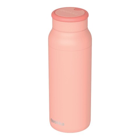 Quokka Echo - Butelka ze stali nierdzewnej 690 ml z silikonowym uchwytem (Pink)
