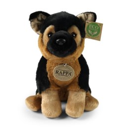 Rappa - Pluszowa realistyczna maskotka Pies Owczarek Niemiecki siedzący 23 cm Eco-Friendly Soft Collection