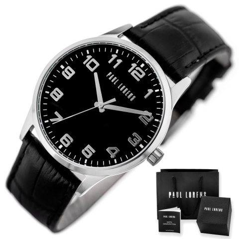 ZEGAREK MĘSKI PAUL LORENS - PL20022A-1A1 (zg377b) + BOX