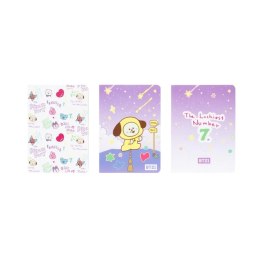 BT21 - Zestaw zeszytów A6 CHIMMY (3 sztuki)