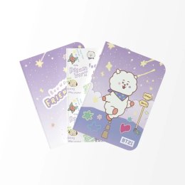 BT21 - Zestaw zeszytów A6 RJ (3 sztuki)