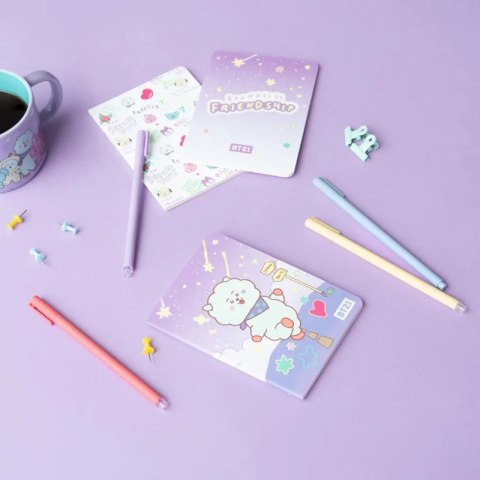 BT21 - Zestaw zeszytów A6 RJ (3 sztuki)
