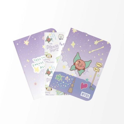 BT21 - Zestaw zeszytów A6 SHOOKY (3 sztuki)