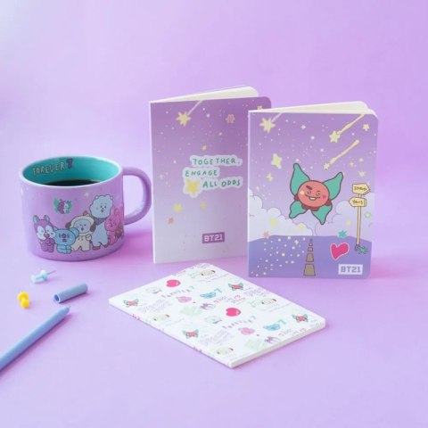 BT21 - Zestaw zeszytów A6 SHOOKY (3 sztuki)