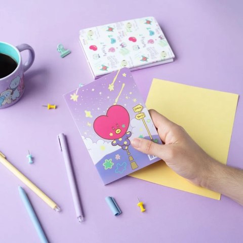 BT21 - Zestaw zeszytów A6 TATA (3 sztuki)
