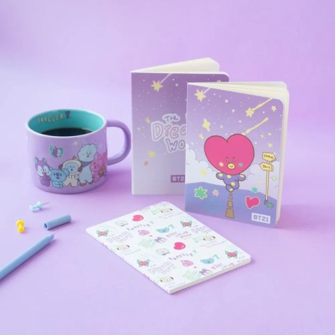 BT21 - Zestaw zeszytów A6 TATA (3 sztuki)