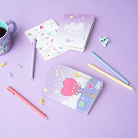 BT21 - Zestaw zeszytów A6 TATA (3 sztuki)