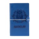 Harry Potter - Skórzany notatnik podróżny Ravenclaw 12x19,5 cm (Niebieski)