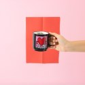 Keith Haring - Zestaw kubków ceramicznych ze stojakiem 300 ml 4 szt.