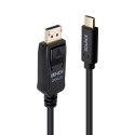 Lindy 43502 adapter kablowy 3 m USB Type-C DisplayPort Czarny