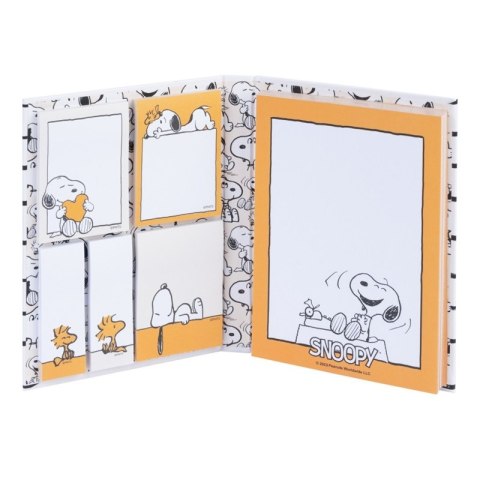 Snoopy - Notatnik samoprzylepny A6 z kolekcji Lazy Days