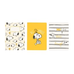 Snoopy - Zestaw zeszytów A6 z kolekcji Lazy Days (3 sztuki)