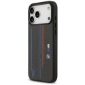 BMW M Kevlar Lines & Logo MagSafe - Etui iPhone 17 Pro Max (czarny)