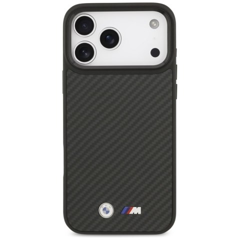 BMW M Kevlar Matt MagSafe - Etui iPhone 17 Pro Max (czarny)
