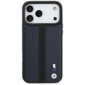 BMW M Perforated Stripe Logo MagSafe - Etui iPhone 17 Pro Max (granatowy)