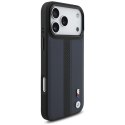 BMW M Perforated Stripe Logo MagSafe - Etui iPhone 17 Pro Max (granatowy)