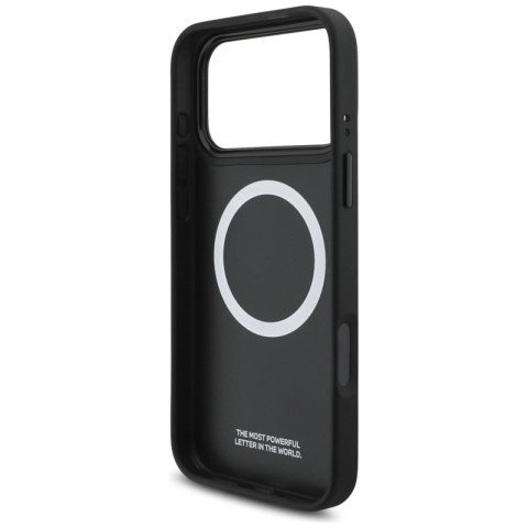 BMW M Perforated Stripe Logo MagSafe - Etui iPhone 17 Pro Max (granatowy)