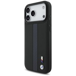 BMW M Perforated Stripe Logo MagSafe - Etui iPhone 17 Pro Max (niebieski)