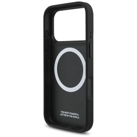 BMW M Perforated Stripe Logo MagSafe - Etui iPhone 17 Pro (granatowy)