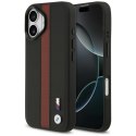 BMW M Perforated Stripe Logo MagSafe - Etui iPhone 17 (czerwony)