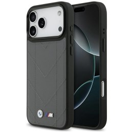 BMW M Quilted Logo MagSafe - Etui iPhone 17 Pro Max (antracyt)
