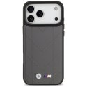 BMW M Quilted Logo MagSafe - Etui iPhone 17 Pro Max (antracyt)