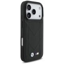 BMW M Quilted Logo MagSafe - Etui iPhone 17 Pro (czarny)
