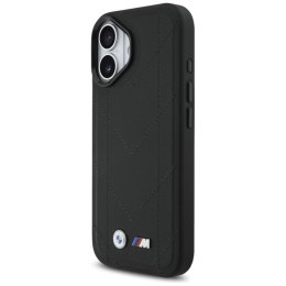 BMW M Quilted Logo MagSafe - Etui iPhone 17 (czarny)