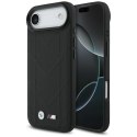 BMW M Quilted Logo MagSafe - Etui iPhone Air (czarny)