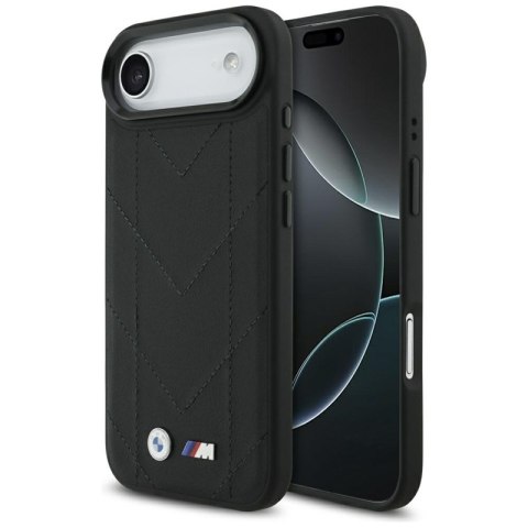 BMW M Quilted Logo MagSafe - Etui iPhone Air (czarny)