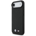 BMW M Quilted Logo MagSafe - Etui iPhone Air (czarny)