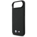 BMW M Quilted Logo MagSafe - Etui iPhone Air (czarny)