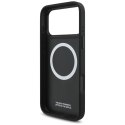BMW M Tricolor Metal Logo MagSafe - Etui iPhone 17 Pro Max (czarny)