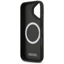 BMW M Tricolor Metal Logo MagSafe - Etui iPhone 17 (szary)