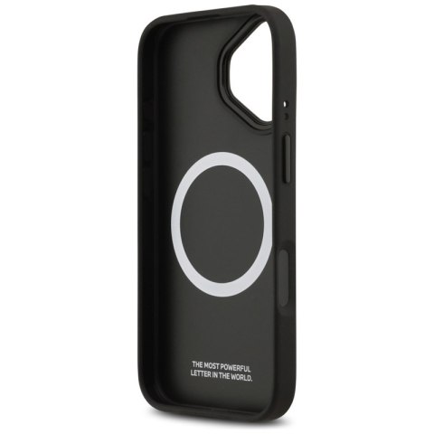 BMW M Tricolor Metal Logo MagSafe - Etui iPhone 17 (szary)