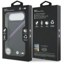 BMW M Tricolor Metal Logo MagSafe - Etui iPhone Air (czarny)