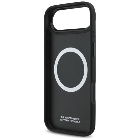 BMW M Tricolor Metal Logo MagSafe - Etui iPhone Air (szary)