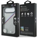 BMW M Tricolor Metal Logo MagSafe - Etui iPhone Air (szary)
