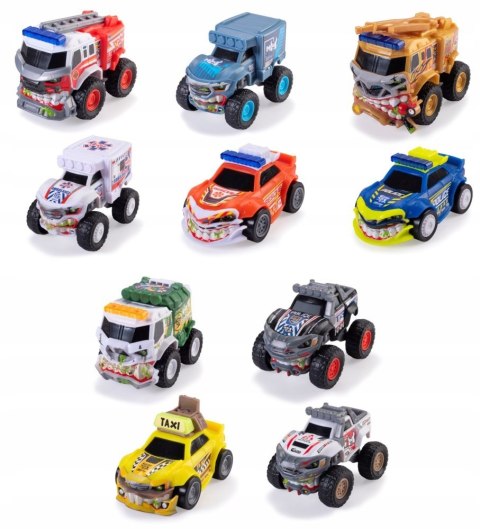 Dickie: Monster Motor Mutants - Display 9szt.