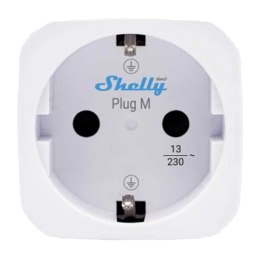 Inteligentne gniazdko 13A Shelly Plug PM Gen3 Matter biały