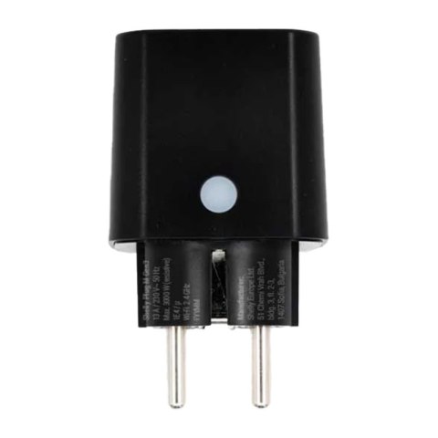 Inteligentne gniazdko 13A Shelly Plug PM Gen3 Matter czarny