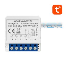 Przełącznik dopuszkowy AVATTO WSM16-W4 Wi-Fi 4-kanałowy