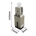 Qoltec Tłumik światłowodowy SC/UPC (F) - SC/UPC (M) | Singlemode | 8dB