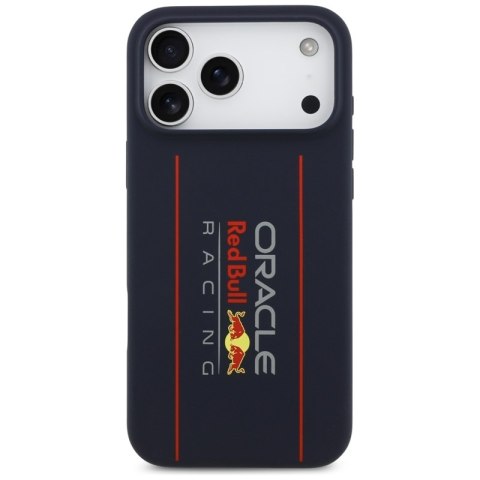 Red Bull Silicone Oversize Vertical Logo MagSafe - Etui iPhone 17 Pro Max (granatowy)