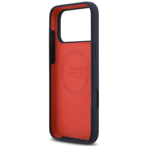 Red Bull Silicone Oversize Vertical Logo MagSafe - Etui iPhone 17 Pro Max (granatowy)