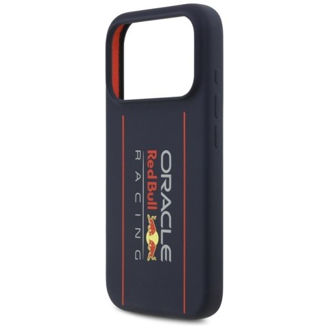 Red Bull Silicone Oversize Vertical Logo MagSafe - Etui iPhone 17 Pro (granatowy)