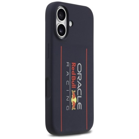 Red Bull Silicone Oversize Vertical Logo MagSafe - Etui iPhone 17 (granatowy)