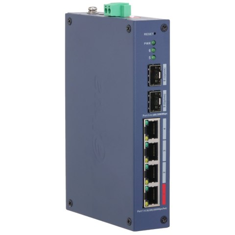 ZARZĄDZALNY SWITCH PRZEMYSŁOWY POE CHS4206-4GT-90 4-PORTOWY + 2X SFP DAHUA